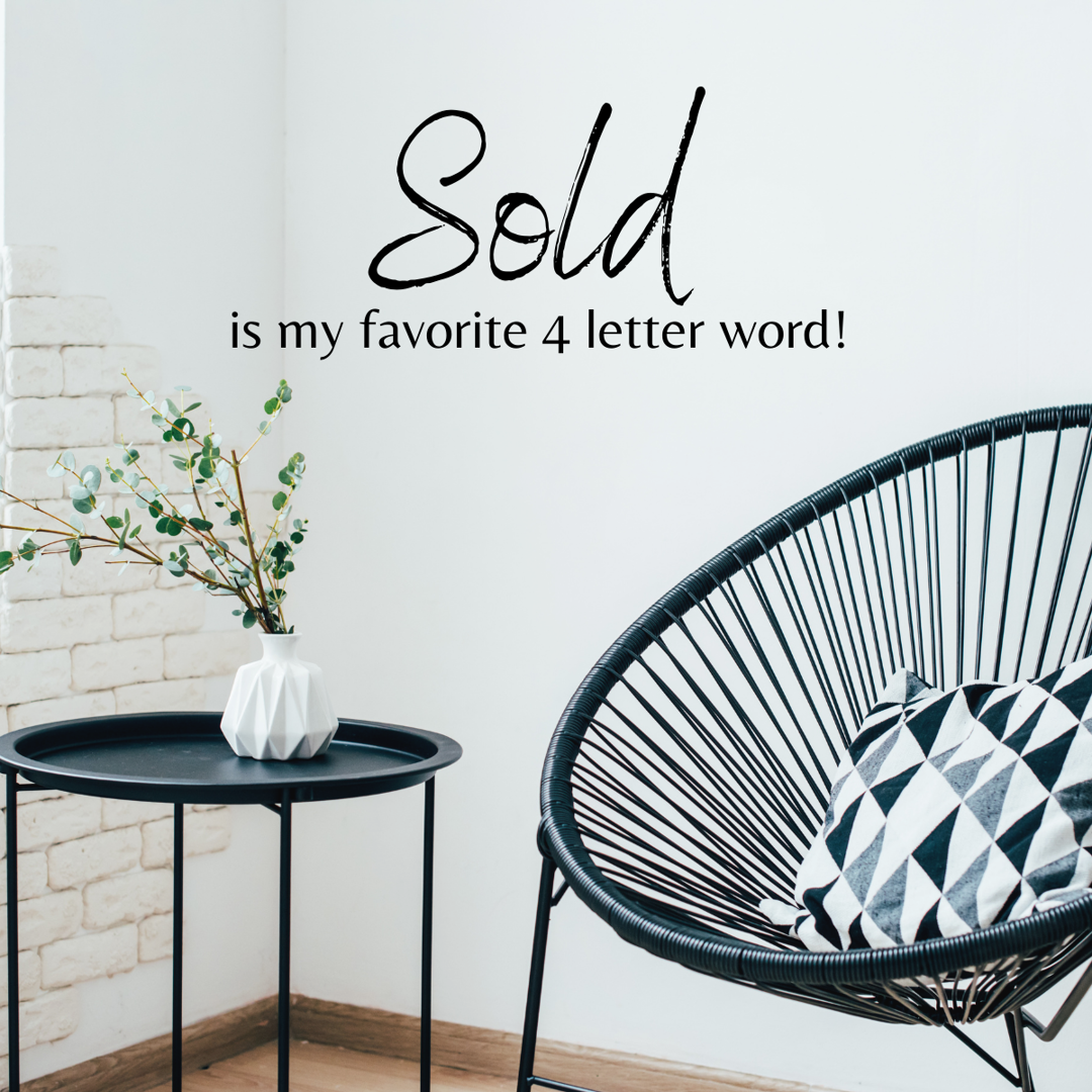 Sold is my favourite Word